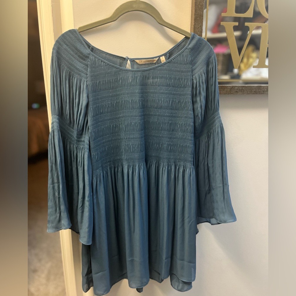 Soft surroundings bell sleeve blouse